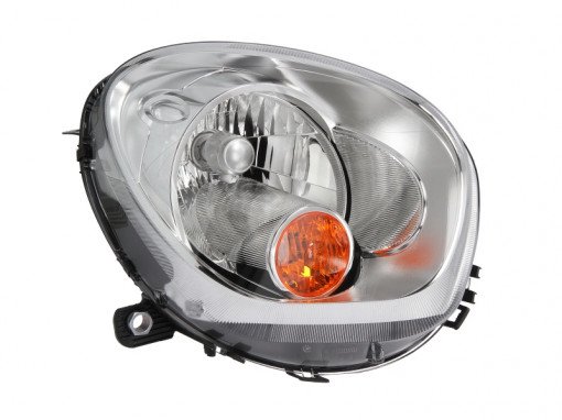 Far Dreapta (halogen, H4/P21W, electric, bec, culoare insertie: cromat, culoare semnalizator: portocaliu) potrivit MINI COUNTRYMAN (R60), PACEMAN (R61)