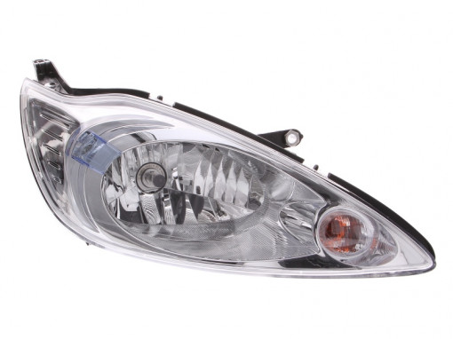 Far Dreapta (halogen, H4/PY21W/W5W, electric, cu motor, culoare insertie: cromat) potrivit FORD KA -05.16