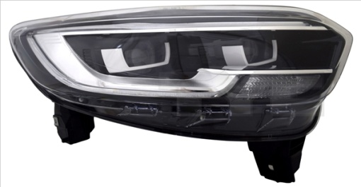 Far dreapta (LED, electric, cu motor, fara modul DRL LED; fara controler LED) potrivit RENAULT KADJAR 06.15-10.18
