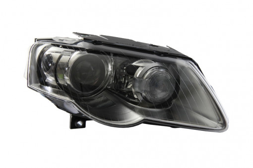 Far Dreapta (xenon, D1S/H7/W5W, electric, cu motor, culoare semnalizator: transparent) potrivit VW PASSAT B6 -11.07