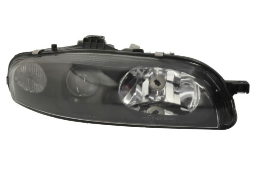 Far fata Dreapta (2*H1, electric, fara motoras, culoare insertie: negru) potrivit FIAT MAREA
