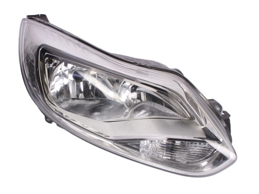 Far fata Dreapta (H1/H7, electric, cu motor, culoare insert: cromat, culoare semnalizator: alb) potrivit FORD FOCUS III; FORD USA FOCUS