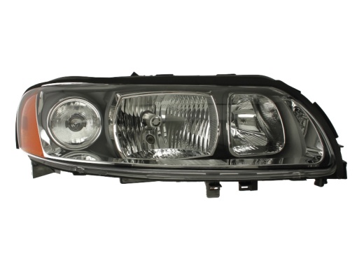 Far fata Dreapta (H11/H9, electric, fara motoras, culoare insert: negru) potrivit VOLVO S60 I, V70 II, XC70 I