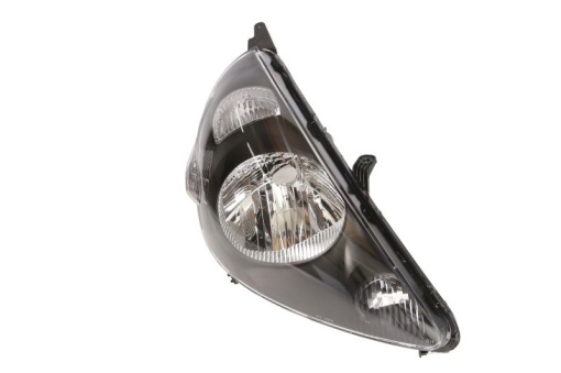 Far fata Dreapta (H4/W21/WY21W, electric, fara motoras, culoare insert: negru) potrivit HONDA JAZZ II -07.08