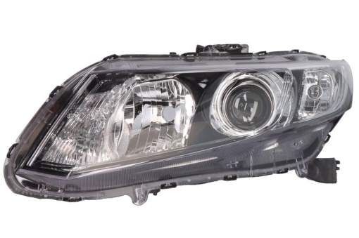 Far fata Stanga (D4S/HB3/W21/WY21W, fara motoras, culoare insert: negru) potrivit HONDA CIVIC IX