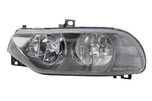 Far fata Stanga (H1/H7, electric, fara motoras, culoare insert: negru) potrivit ALFA ROMEO 156 -09.03