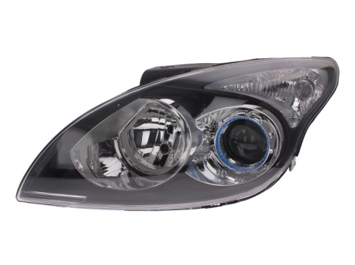 Far fata Stanga (H1/H7, electric, fara motoras, culoare insert: negru) potrivit HYUNDAI I30