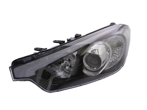Far fata Stanga (H1/H7, fara motoras, culoare insert: cromat, culoare semnalizator: transparent) potrivit KIA CERATO I, CERATO II, CERATO III