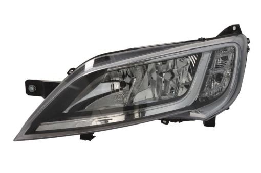 Far fata Stanga (H1/H7/PY21W/W21, electric, cu motor, culoare insert: cromat) potrivit CITROEN JUMPER I, JUMPER II; FIAT DUCATO; PEUGEOT BOXER 06.14-08.14
