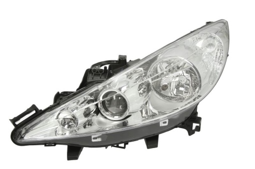 Far fata Stanga (H1/H7/PY21W/W5W, electric, cu motor, culoare insert: cromat) potrivit PEUGEOT 207, 207/HATCHBACK 01.06-