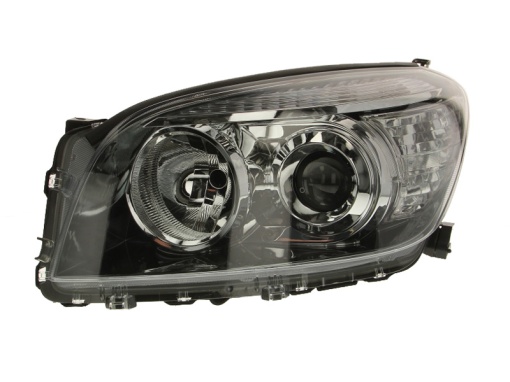 Far fata Stanga (H11/HB3, electric, fara motoras, culoare insert: negru) potrivit TOYOTA RAV 4 III 11.05-12.12