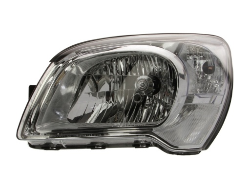 Far fata Stanga (H4, electric, manual, fara motoras, culoare insert: cromat, culoare semnalizator: alb) potrivit KIA SPORTAGE II -10.10