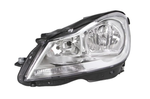 Far fata Stanga (H7, electric, cu motor, culoare insert: cromat, culoare semnalizator: transparent) potrivit MERCEDES C (C204), C T-MODEL (S204), C (W204)