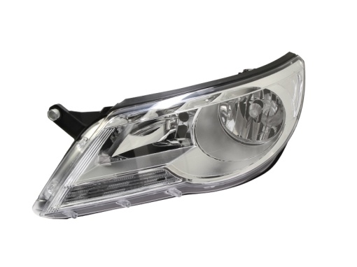 Far fata Stanga (H7/H7, electric, cu motor, culoare insert: cromat) potrivit VW TIGUAN