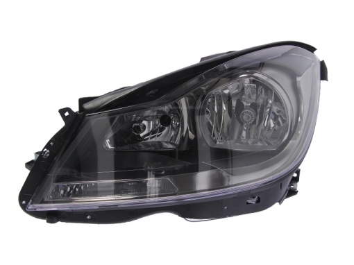 Far fata Stanga (H7/H7, electric, cu motor, culoare insert: negru) potrivit MERCEDES C (C204), C T-MODEL (S204), C (W204)
