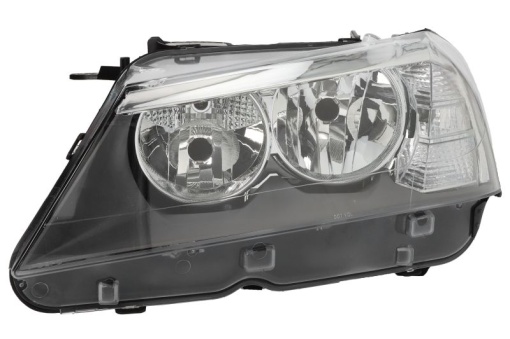 Far fata Stanga (H7/H7/PY21W/W5W, electric, cu motor, culoare insert: negru) potrivit BMW X3 (F25)