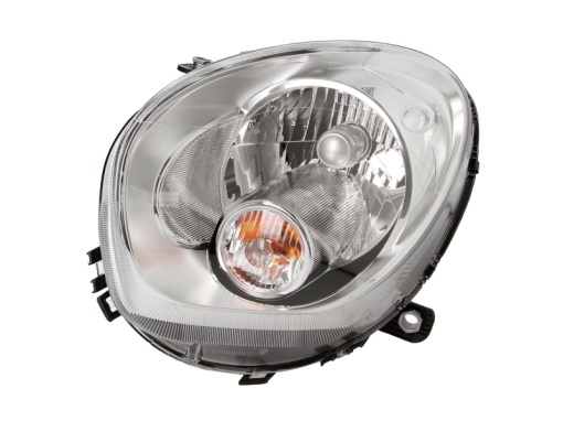 Far fata Stanga (halogen, H4/PY21W, bec, culoare insert: argintiu, culoare semnalizator: alb) potrivit MINI COUNTRYMAN (R60), PACEMAN (R61) - Img 1