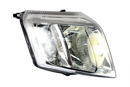 Far Stanga (H4, electric, cu motor, culoare insertie: cromat) potrivit CITROEN C2, C2 ENTERPRISE