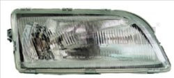 Far stanga (H4, electric, manual, fundal argintiu) VOLVO S40, V40 1995-2000
