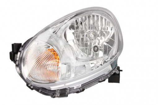 Far Stanga (halogen, H4/W5W, electric, fara motoras, culoare semnalizator: portocaliu) potrivit NISSAN MICRA IV -09.13