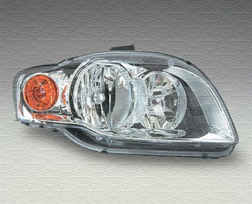 Far Stanga (halogen, H7/H7/PY21W/W5W, electric, cu motor, culoare insertie: cromat) potrivit AUDI A4 B6, A4 B7