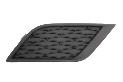 Grila bara fata Dreapta plastic, negru potrivit SEAT IBIZA IV, IBIZA IV SC, IBIZA IV ST 03.08-06.17 03.12-06.17