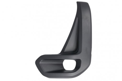 Grila bara fata stanga cu locas lampa ceata, plastic, negru potrivit TOYOTA HILUX VIII 06.20-