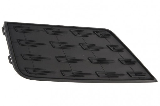 Grila bara fata Stanga fara orificiu halogen, plastic, negru potrivit SEAT LEON, LEON SC, LEON ST, LEON ST/combi 09.12-08.20