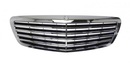 Grila fata negru/crom MERCEDES Clasa S W221 intre 2005-2010