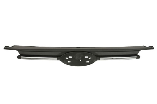 Grila radiator cu dunga, crom/negru potrivit FORD TOURNEO CUSTOM V362, TRANSIT CONNECT, TRANSIT CONNECT V408/MINIVAN, TRANSIT COURIER B460 1.0H-2.2D 09.12- 04.12-