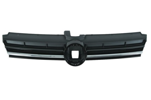 Grila radiator (cu stipe cromate, negru) potrivit VW GOLF ALLTRACK VII, GOLF SPORTSVAN VII, GOLF VII 1.0-Electric 12.14-01.21 - Img 1