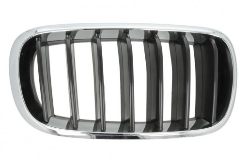 Grila radiator Dreapta (BASIS, crom/negru) potrivit BMW X5 (F15, F85), X6 (F16, F86) 2.0D-4.4 08.13-07.19