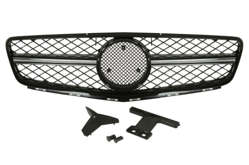 Grila radiator Fata (AMG STYLING, crom/negru lucios) potrivit MERCEDES C (C204), C T-MODEL (S204), C (W204) 1.6-6.2 01.07- 01.07-12.13