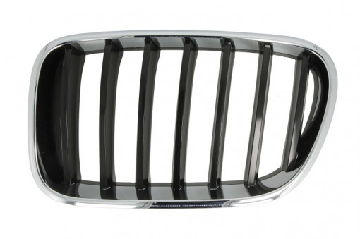 Grila radiator Stanga (crom/negru) potrivit BMW X3 (F25) 1.6-3.0D 09.10-08.17 -03.14