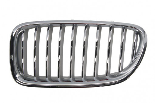 Grila radiator Stanga crom/titan potrivit BMW Seria 5 F10, 5 F11 1.6-4.4 2009-2017