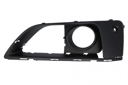 Grila ventilator fata dreapta cu orificii lampa ceata, plastic, negru, LUXURY potrivit BMW 2 Active Tourer F45, F46, 2 Gran Tourer F46 09.14-12.18