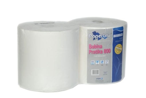 Laveta hartie, celuloza PROFITOOL, 2 buc, culoare: alb, numar straturi: 2, lungime: 200m, inaltime:25cm