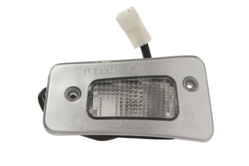 Lumina clarificare stanga, alb, 12/24V (rama argintie) potrivit IVECO EUROCARGO I-III, EUROTECH MH, EUROTECH MP, EUROTECH MT 01.91-