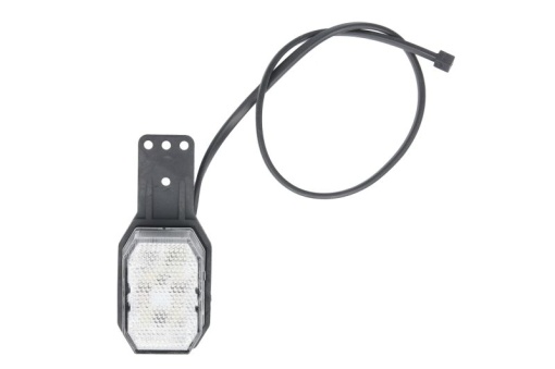 Lumina clarificare stanga; FLEXIPOINT, rosu/alb, LED, inaltime 65mm; latime 44mm; adancime 28mm, în relief, lungime cablu 500mm, cu cuier, 12V (FLEXIPOINT)