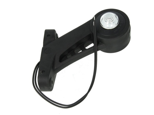 Lumina delimitare dreapta, alb, LED, brat scurt, 12/24V