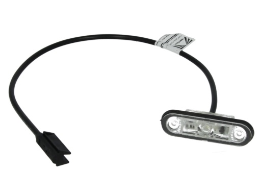 Lumina delimitare stanga/dreapta; POSIPOINT II, alb, LED, inaltime 24,3mm; latime 81,4mm; adancime 20mm lungime cablu 500mm, 12/24V (POSIPOINT II)