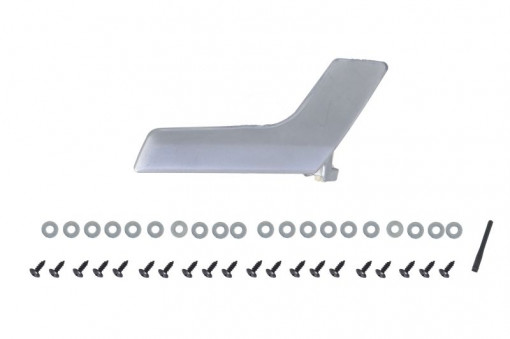 Maner usa fata/spate dreapta (interior, argintiu) potrivit MERCEDES E-KLASA W212 01.09-05.16