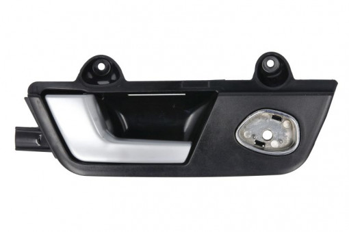 Maner usa Spate Stanga (interior, argintiu/negru) potrivit AUDI A4 B6, A4 B7; SEAT EXEO, EXEO ST 1.6-4.2 04.02-05.13