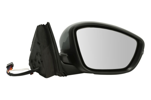 Oglinda dreapta (electric, convex, cu incalzire, subacoperit, pliabil electric, cu semnalizator, cu senzor temperatura) potrivit OPEL CORSA F; PEUGEOT 208 01.19-