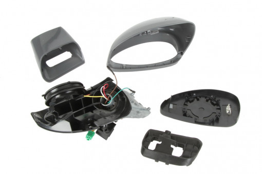 Oglinda dreapta electrica incalzita, albastra, grunduita, cu senzor temperatura CITROEN C4 intre 2004-2010