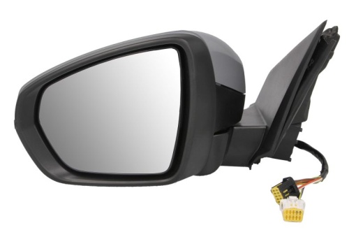 Oglinda stanga (electric, convex, cu incalzire, acoperit, rabatabil electric, cu indicator) potrivit CITROEN C5 AIRCROSS; PEUGEOT 3008 P84, 3008 P84 FL, 5008 II T87, 5008 II T87 FL 05.16-