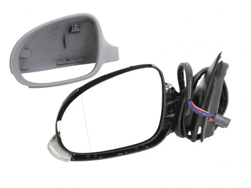 Oglinda stanga electrica, asferic, incalzita, grunduita, pliabila electric VW PASSAT intre 2005-2010