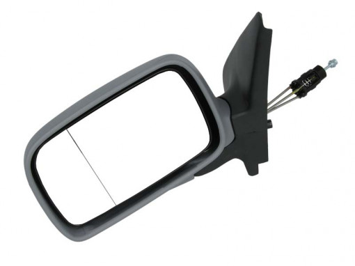 Oglinda stanga VW POLO varianta CLASSIC/KOMBI intre 1995-2001 manuala, asferica, cu carcasa