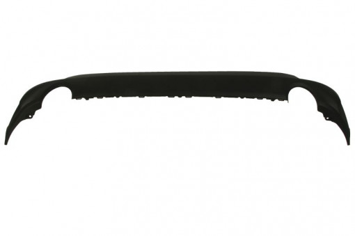 Ornament bara spate negru, cu un decupaj teava evacuare: doi potrivit BMW 4 G22, G23, G82, 4 GRAN COUPE G26 05.20-