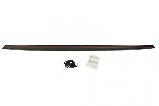 Ornament prag exterior negru-mat, set potrivit BMW 4 F32, F82, 4 F33, F83, 4 GRAN COUPE F36 dupa 2013